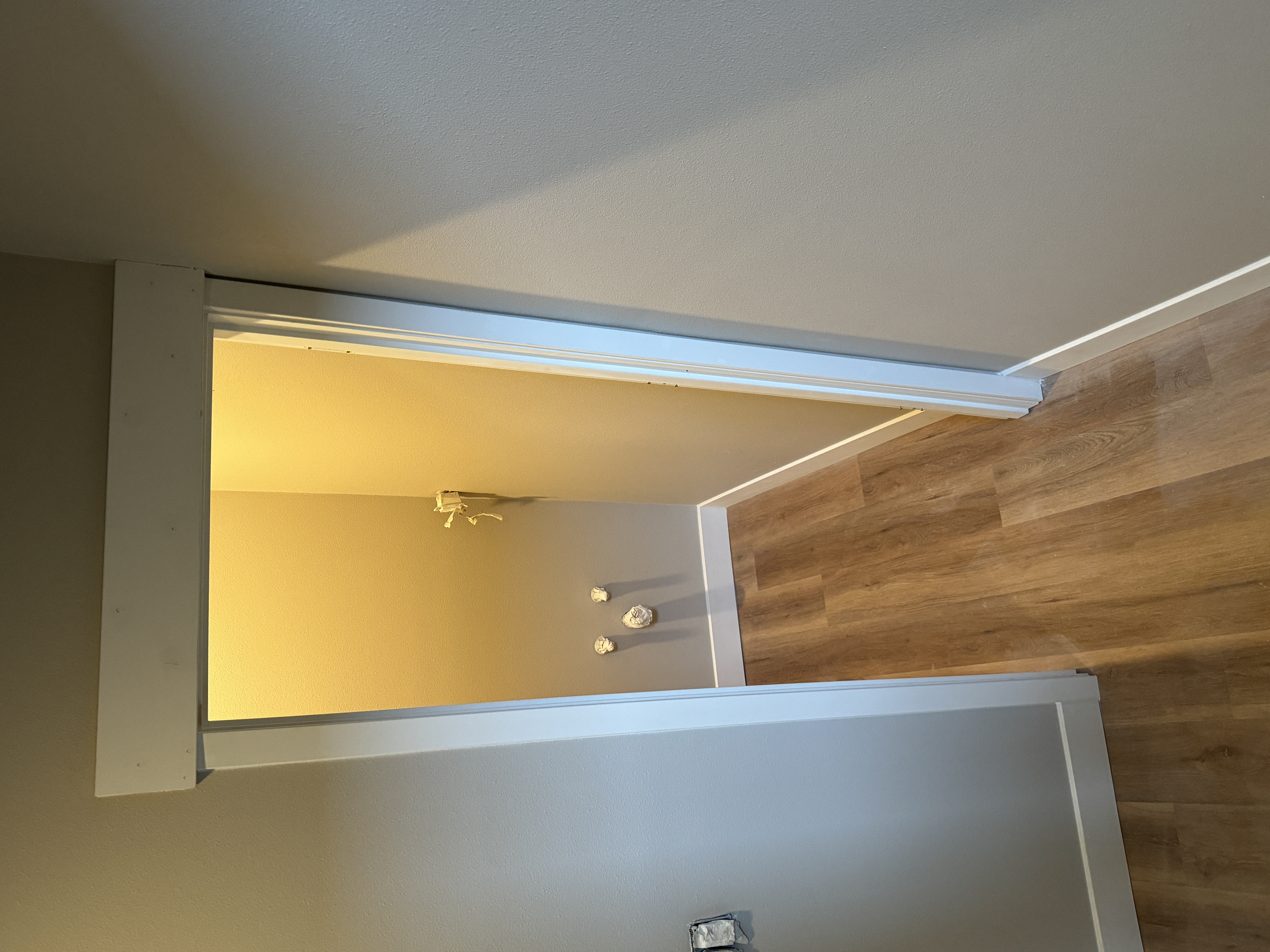 Trim carpentry work