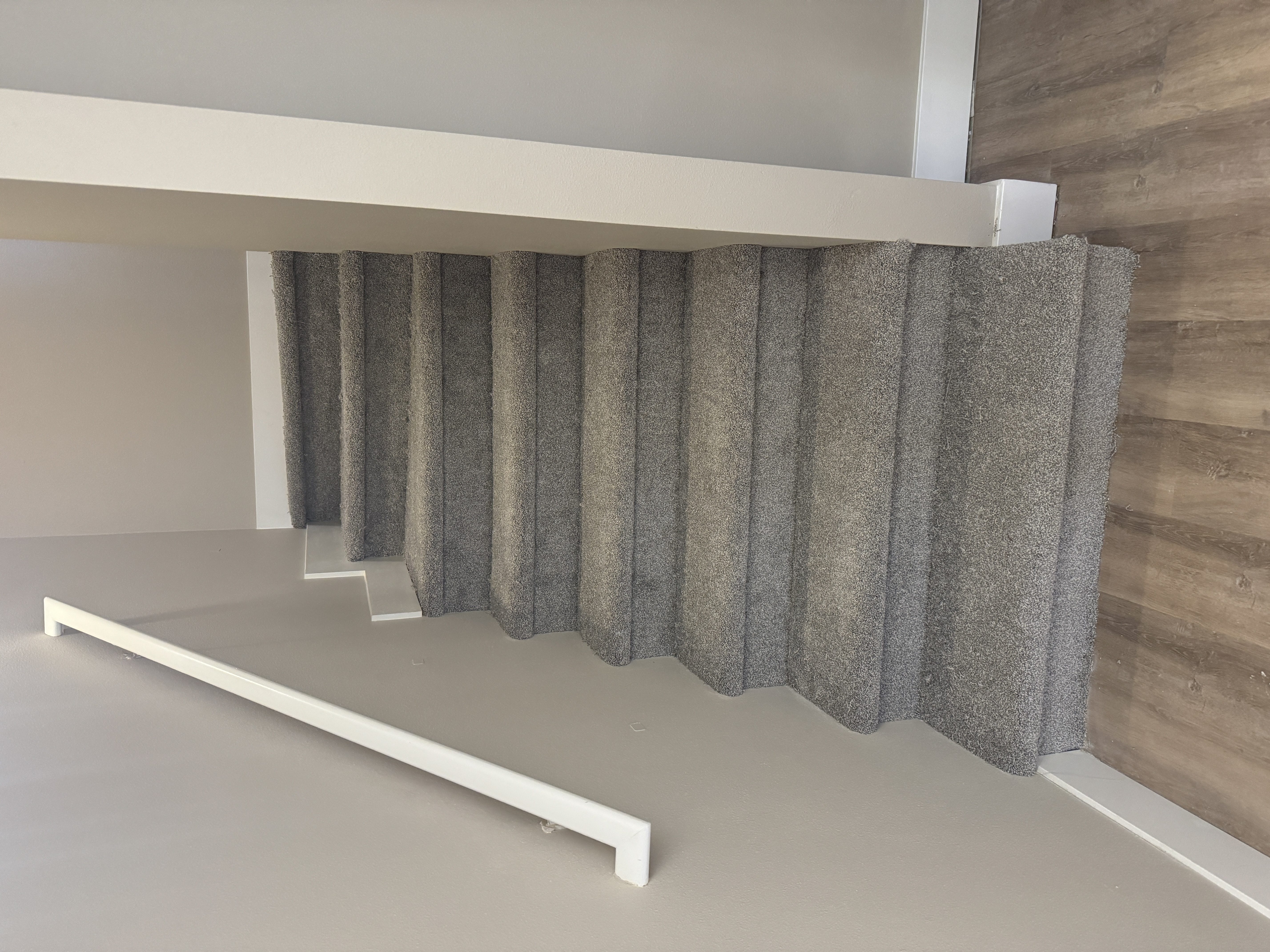 Luxury vinyl plank installation