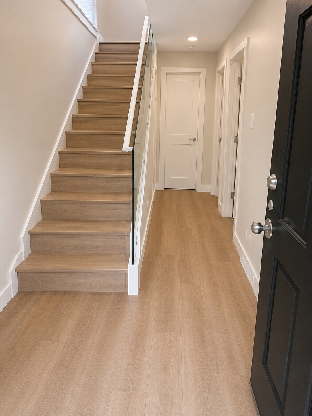 Staircase and LVP flooring